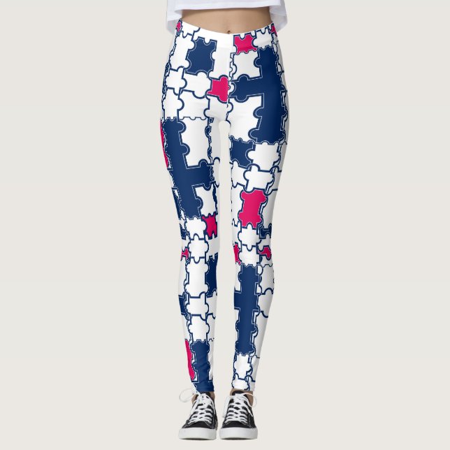 Colourful pattern , elegant leggings (Front)