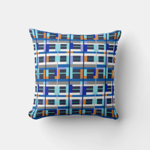 Colourful Pattern Line Stripes Throw Pillow Cushio