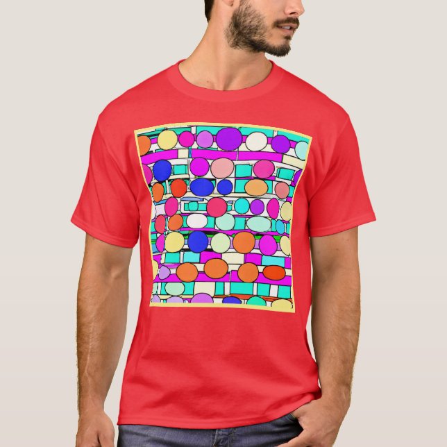 Colourful Pattern Magic T-Shirt (Front)