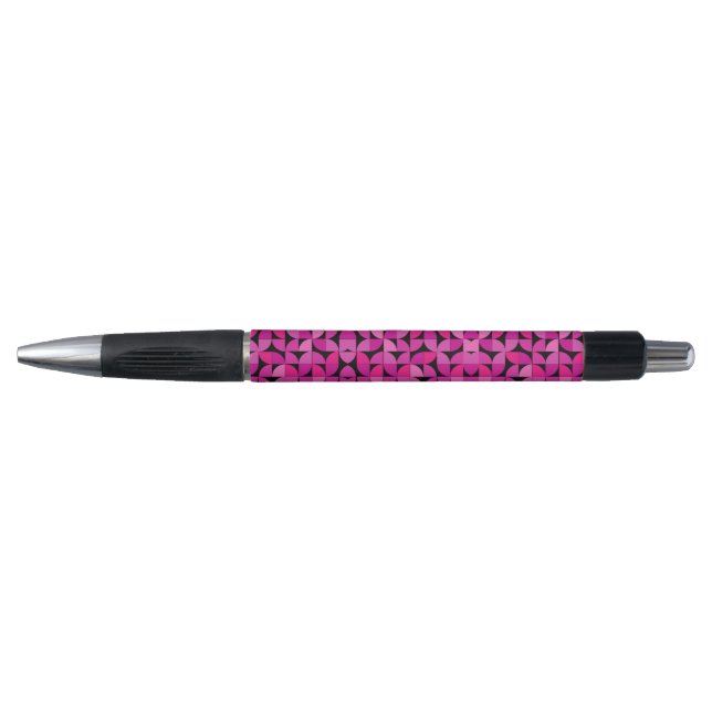 Colourful Pattern, Pink, Rose, Floral Pattern    Pen (Front)