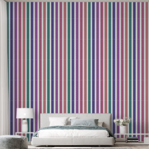 Colourful Pattern Striped Custom Your Colours Desi Wallpaper