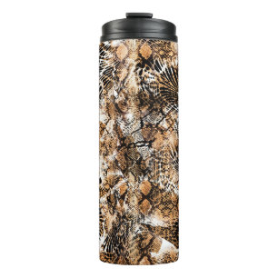 Colourful Pattern Study, Leopard, Zebra, Camouflag Thermal Tumbler