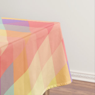 Colourful pattern tablecloth