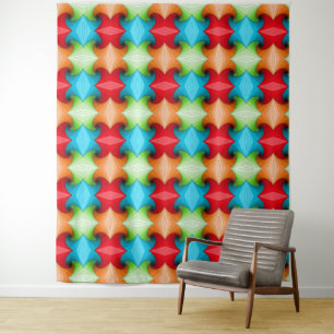 colourful pattern  tapestry
