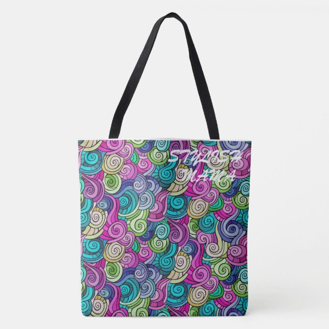 Colourful Pattern  Tote Bag (Front)