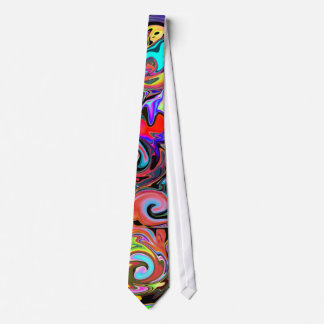 Colourful Patterned Swirl Tie Customize