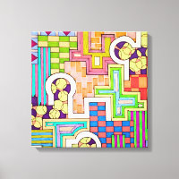 Colourful Patterns and Negative Space