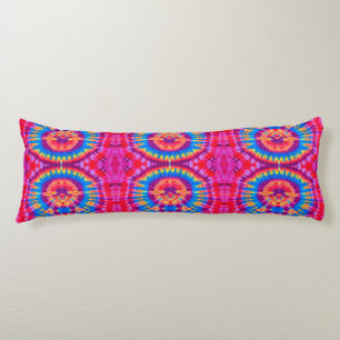 Colourful Patterns Tie-dye bohemian Body Pillow