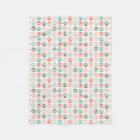 Colourful Paw Prints Doggie Blanket