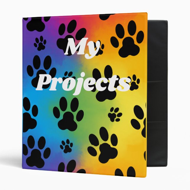 Colourful paws Binder (Front/Inside)