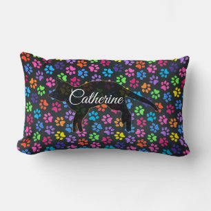 Colourful Paws Lumbar Pillow