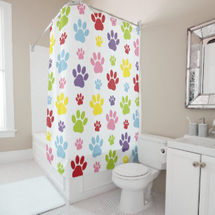 Colourful Paws, Paw Pattern, Dog Paws, Paw Prints