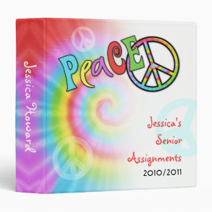 Colourful PEACE Binder