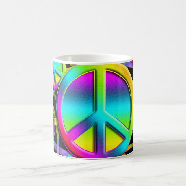 colourful PEACE Coffee Mug (Center)
