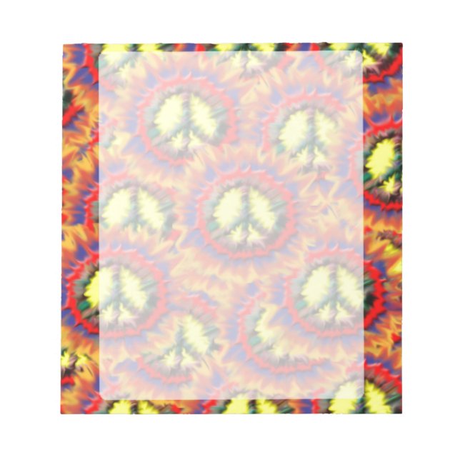 Colourful Peace Notepad (Front)