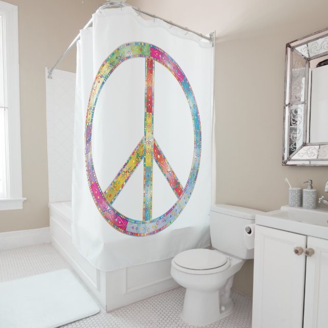 Colourful Peace Sign (In Situ)