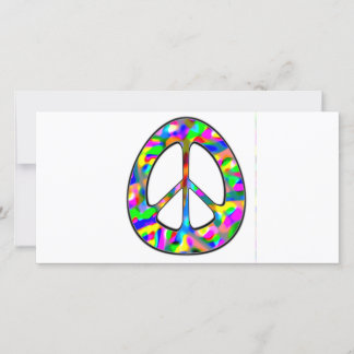 colourful peace sign