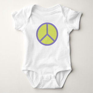 Colourful Peace Sign custom clothing Baby Bodysuit