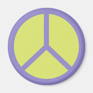 Colourful Peace Sign magnet