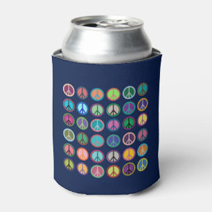 Colourful Peace Symbols Can Cooler