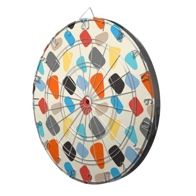 Colourful Pebbles Dartboard (Front Right)