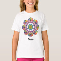 Colourful Pencil Drawn Geometric Mandala Customize