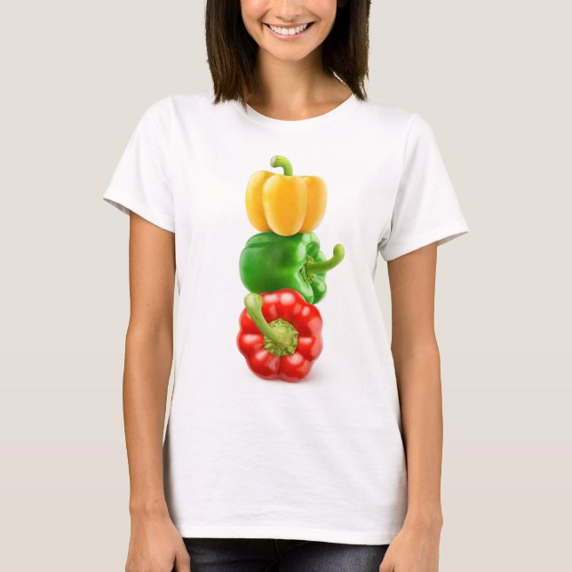 Colourful peppers T-Shirt (Front)