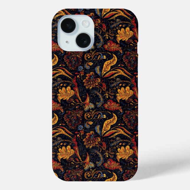 Colourful Persian Floral Pattern Case-Mate iPhone Case (Back)