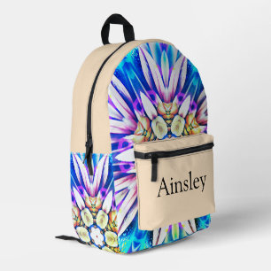 Colourful personalized backpack, kids cute printed backpack