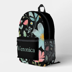 Colourful personalized backpack, kids cute printed backpack