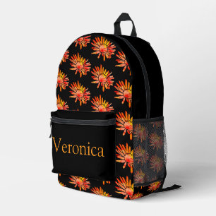 Colourful personalized backpack, kids cute printed backpack