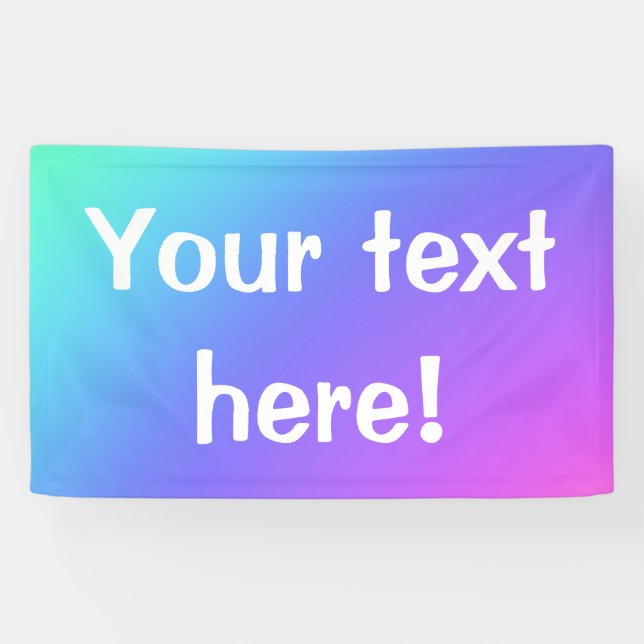 Colourful Personalized Banner (Horizontal)