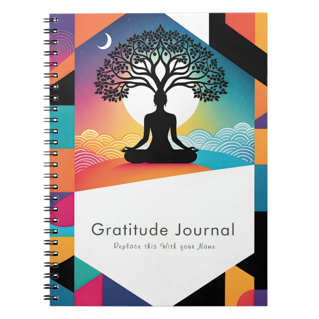 Colourful Personalized Gratitude  Journal (Front)