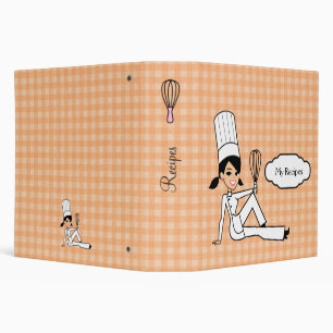 Colourful Personalized Recipe Binder for Girls