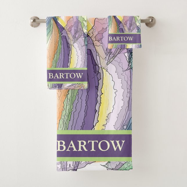 Colourful Personalized Towel Set (Insitu)
