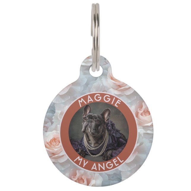 Colourful Pet Themed Gift Rose Tag (Front)