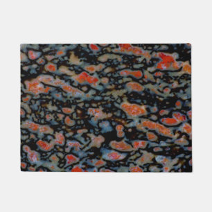 Colourful Petrified Dinosaur Bone Doormat