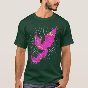 Colourful PhoeniFire BirdFantasy Phoeni  T-Shirt