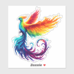 Colourful Phoenix Bird Diversity LGBTQ Love All