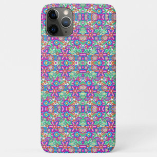Colourful phone case with intricate