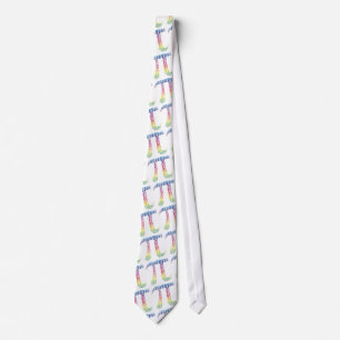 Colourful Pi Number Pattern   Nerd Tie