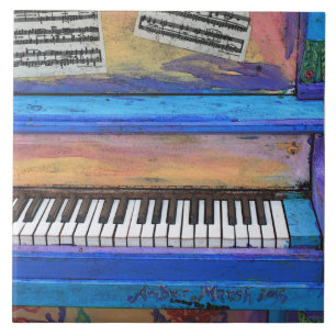Colourful Piano Tile