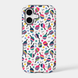 Colourful Pickleball Pattern