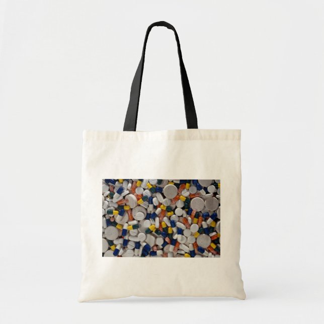 Colourful Pills Tote Bag (Front)