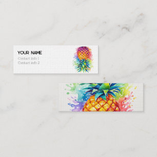 Colourful Pineapple Swinger Calling Card
