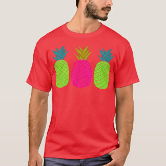colourful pineapple T-Shirt