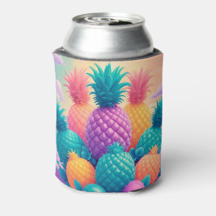 Colourful pineapples can cooler