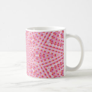 Colourful Pink Abstract Artwork Mug Coffee Mug Cup