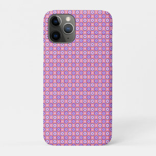Colourful Pink and Purple Spanish-Style Tile Patte iPhone 11 Pro Case