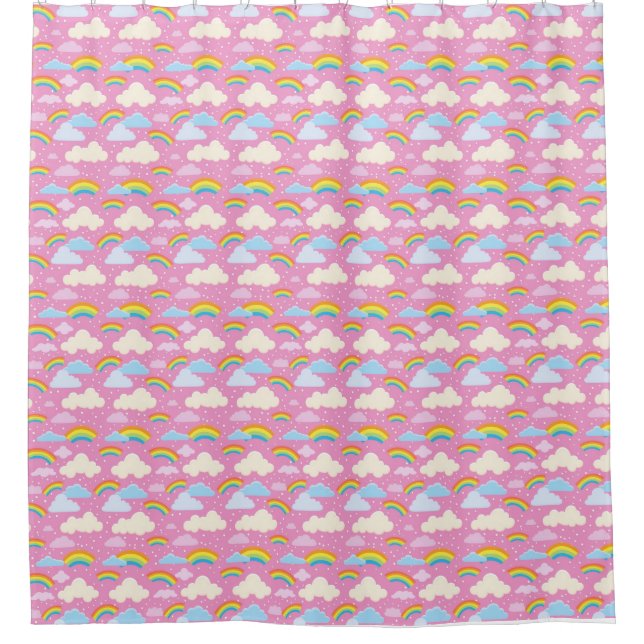 Colourful Pink Clouds and Rainbows (Front)